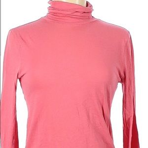 NWT.  J Crew Tissue Turtleneck. Soft Begonia color. Size S.